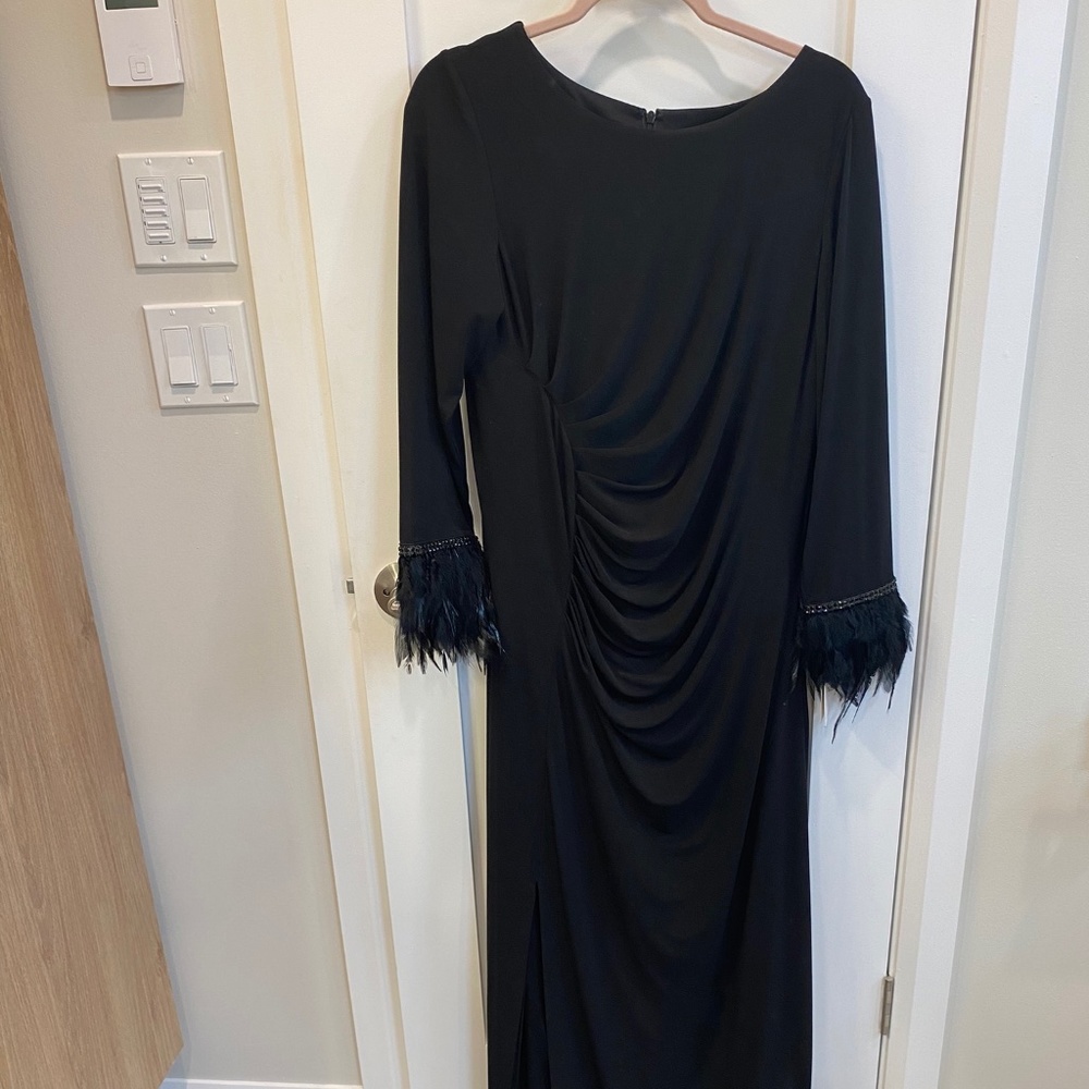 NWT, floor length, Calvin Klein dress